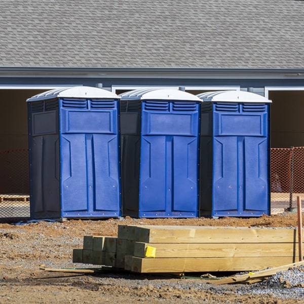 is there a specific order in which to place multiple portable restrooms in De Kalb Junction New York